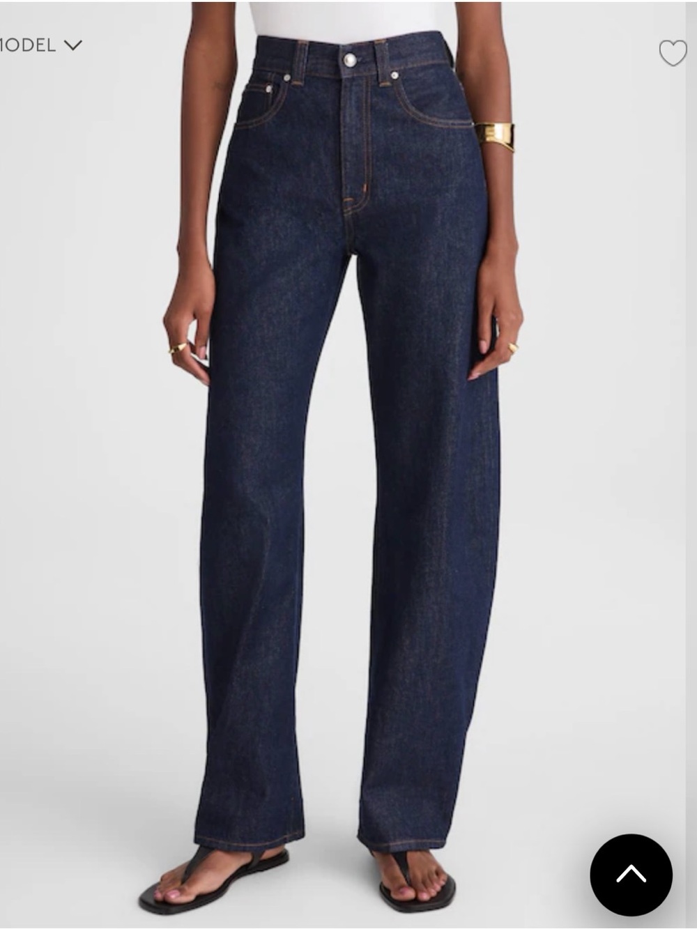 Madewell The Balloon Jean in Rinse Regenagri Cotton